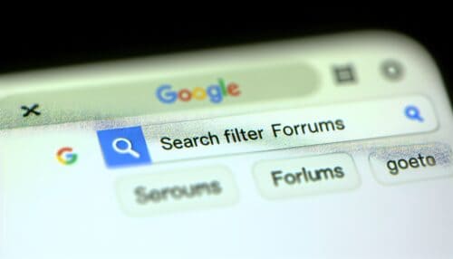 Google Renames Search Filter to Forums